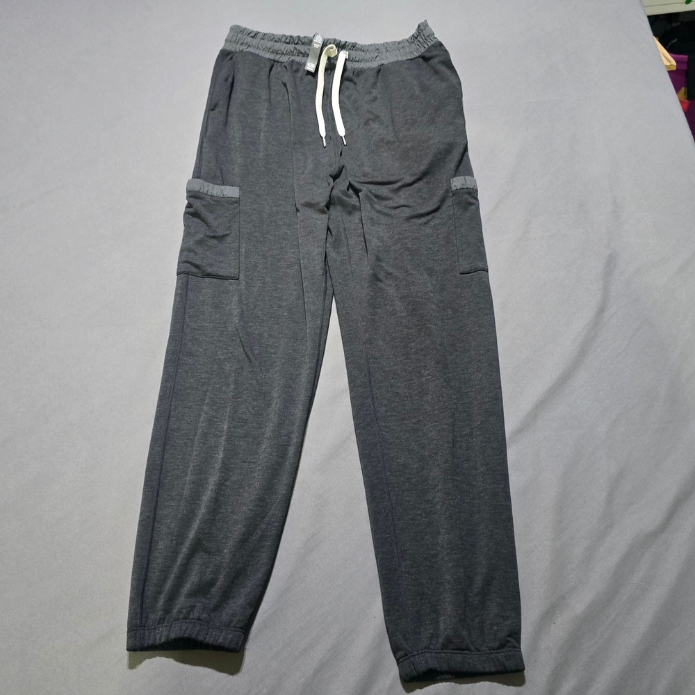 Vuori Performance Vista Jogger Women Small cargo Gray Heathered Pockets